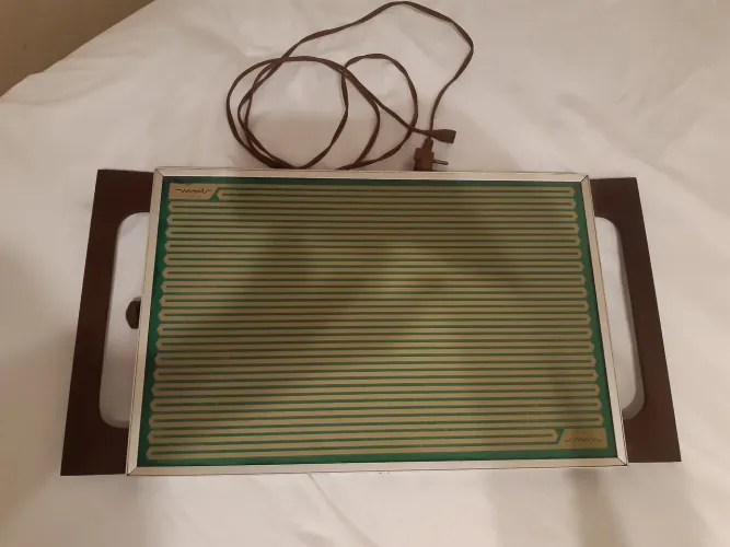 Bandeja termoelétrica para manter alimentos quentes