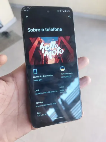 Oportunidade!! Moto g 05 128 gb