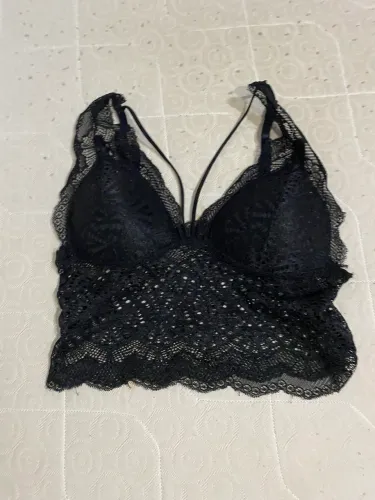 Sutiã preto de renda
