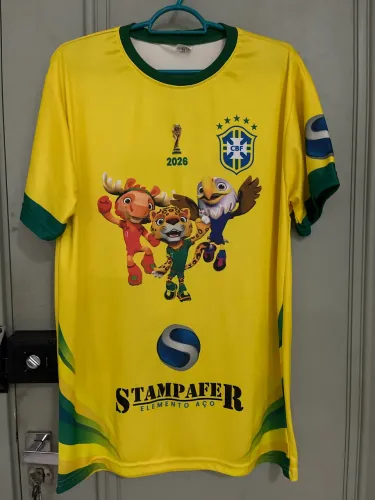 Camisa brasil copa do mundo promocional stampafer