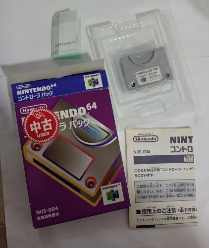 Controller Pack memori Nintendo N64 Novo na Caixa