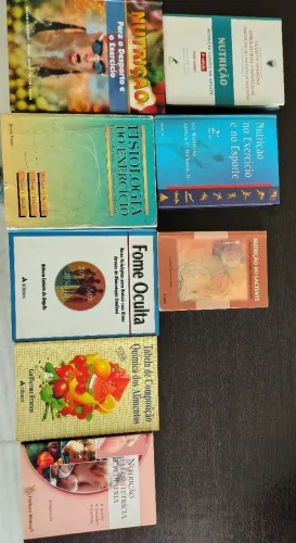 Livros para profissional de Ed.Física e Nutrição.