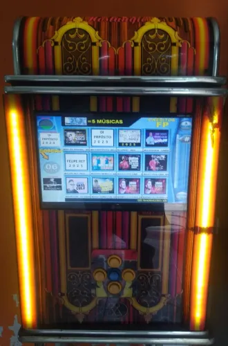 Maquina de música, jukebox,  som