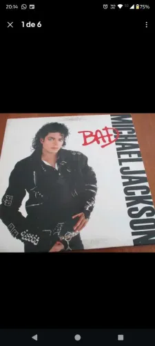 Michael Jackson LP BAD primeira tiragem - vinil Thriller 