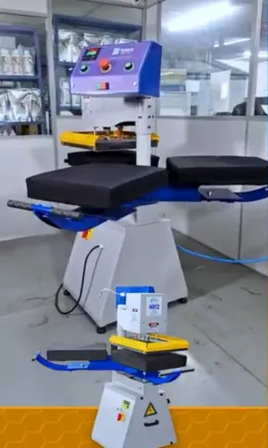 Prensa sublimação 3 berços automático 
