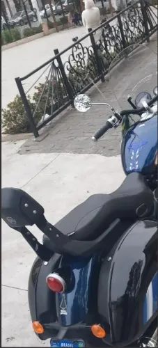 Super Meteor 650 Azul com Vários Acessórios único dono!