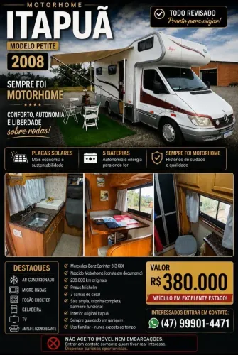 Mercedes-Benz Sprinter 313 Chassi 2.2 129cv Diesel 2008