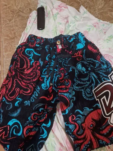 Bermuda de veludo cyclone