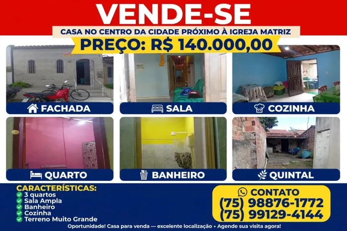 Casa na praça da Lua