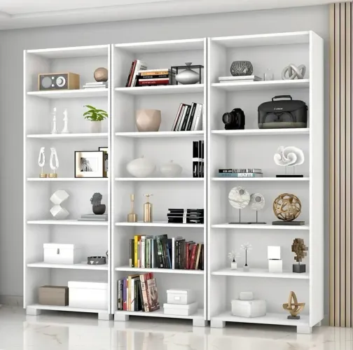 Estante para livros kit com 3