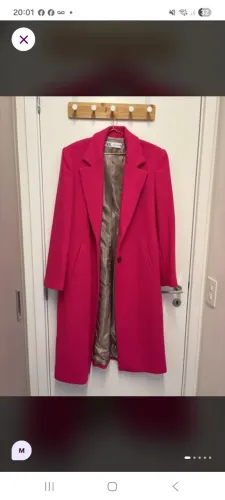 Sobretudo zara pink tamanho M novo