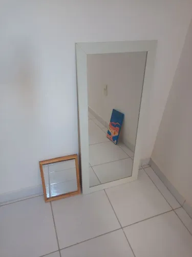 Espelho Grande para Quarto 90/40 e espelho para banheiro.