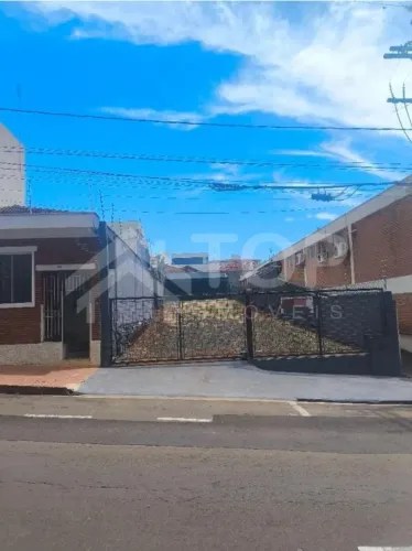 Terreno venda e locação com cobertura e portão centro são Carlos