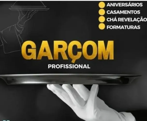 Garçons diarista disponivel para todo tipo de evento.