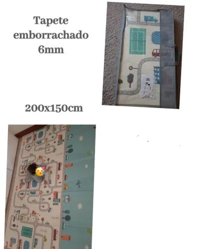 Tapete infantil emborrachado tatame