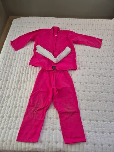 Kimono Infantil Rosa 3 a 5 anos