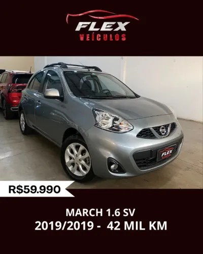 Nissan March SV 1.6 16V Flexstart 5P Mec. 2019