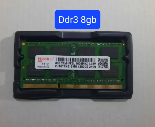 Memória notebook ddr3 8gb