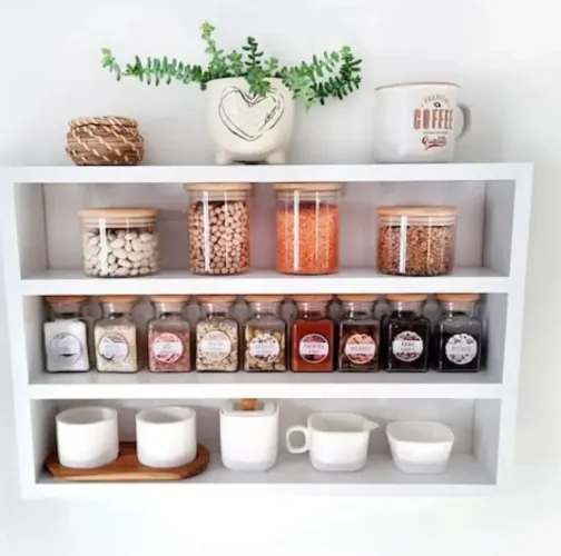 PORTA TEMPEROS EM MDF  