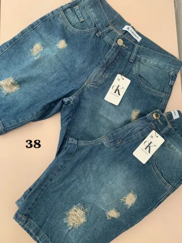 Bermuda jeans masculina