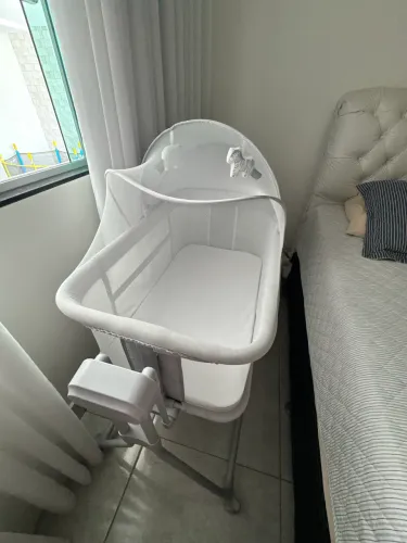 Berço portátil mastela cinza