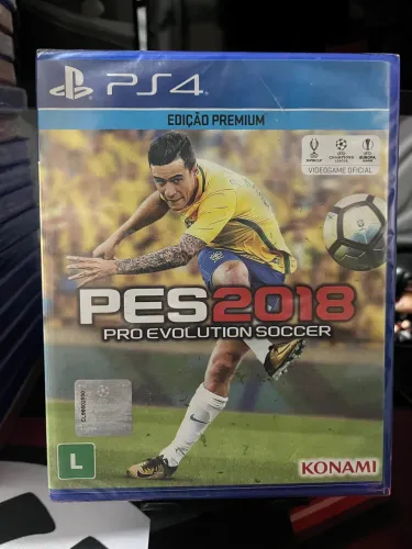 PES 2018 PS4 Edição Premium -Novo/Lacrado (Philippe Coutinho na Capa)PlayStation 4 e 5