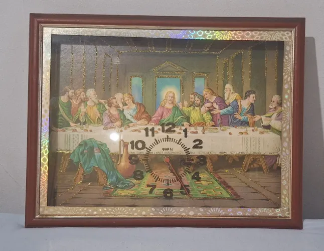 Quadro relógio Última Ceia (DOAÇÃO)