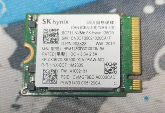 M.2 NVME 128GB - 2230 - 2 unidades