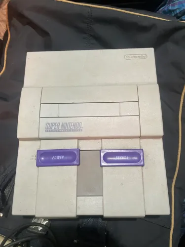 ? Super Nintendo Original + 4 Jogos  | Funcionando 100%
