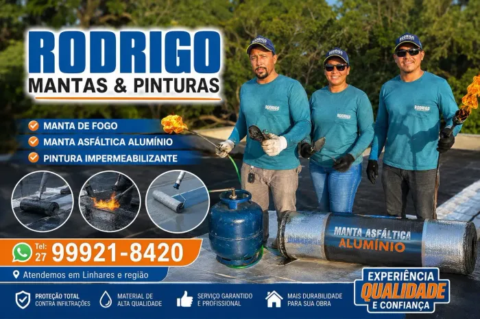 Impermeabilização de manta asfáltica