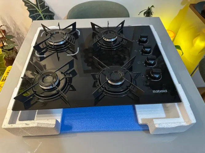 Cooktop Itatiaia 4 Bocas Preto - Excelente Estado