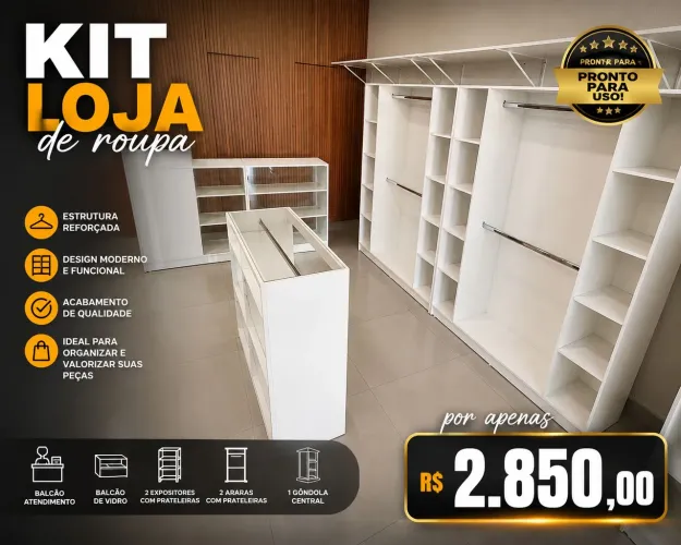Kit Loja de Roupa 