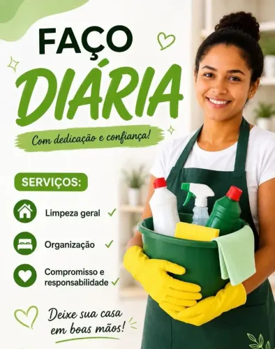 Faço diárias 