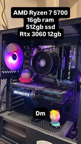 PC GAMER + MONITOR 144 HZ - GTX 3070 12gb