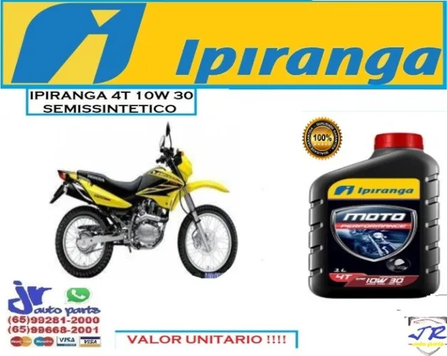 Oleo Ipiranga Moto 4T 10W30 Bros 2004