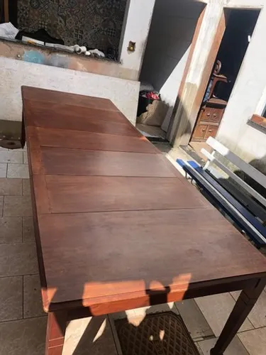 Mesa De Jantar Est Art Noveau Em Peroba Do Campo Para Até 12 Lugares