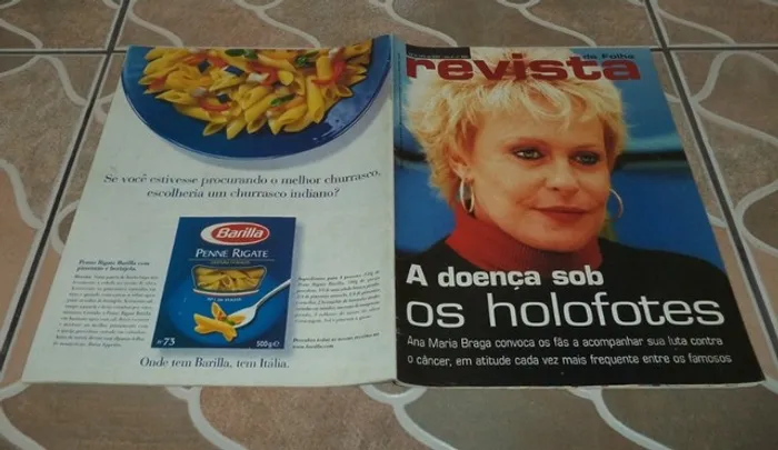 Revista Da Folha 29 Julho 2001. Capa Ana Maria Braga. Para Colecionadores.