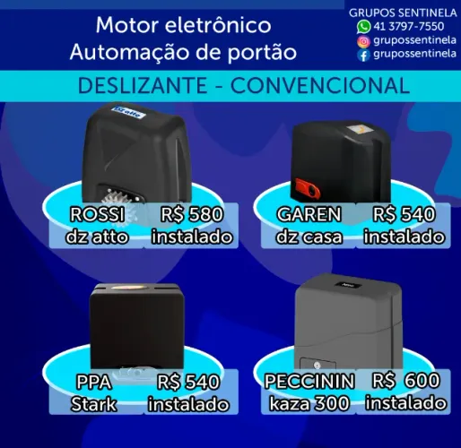 Motor deslizante para portão - só as melhores marcas 
