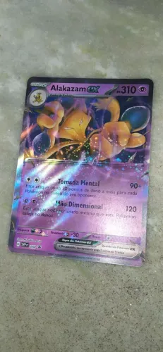 pokemon carta jumbo gigante alakazam ex pokémon 151 promocional
