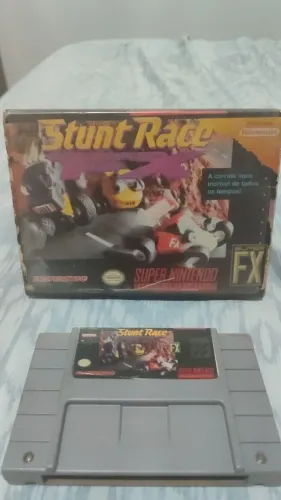 Jogo Cartucho Fita de Super Nintendo : Stunt Race FX