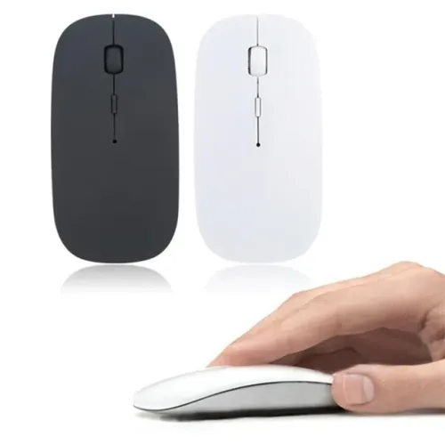 Mouse Sem Fio Slim super fino + Adaptador Wireless