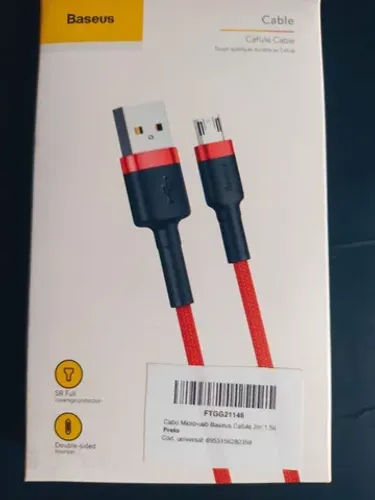 Cabo Micro USB Baseus 2 Metros