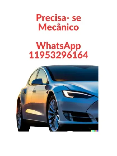 Vaga  de mecânico de carros