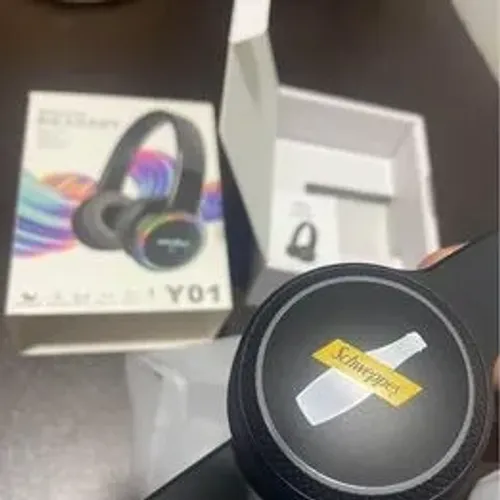 Fone sem fio Bluetooth Original Schweppes p/crianças c/ luzes LED, estéreo - novo na cx