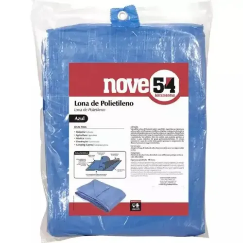 Lona 100 micra nove54 5X5 Azul