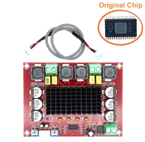 Amplificador Placa 240w 2 x 120w XH-m543 TPA3116 12Vdc a 24Vdc Estéreo