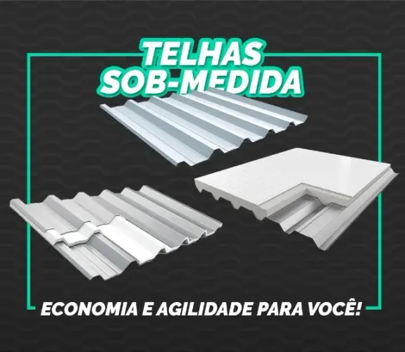 Telha termoacústica semi-sanduíche - Conforto e economia!
