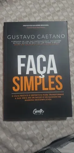 Livro Faça Simples Autografado
