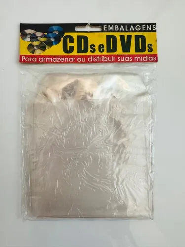 25 embalagens para CD e DVD