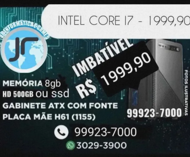 Computador Novo PC Core i7 Intel